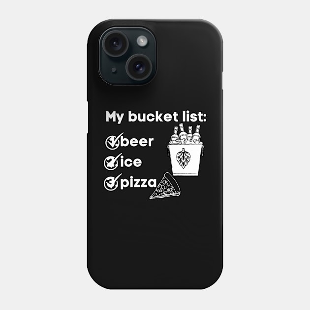 bucket list #6 Phone Case by meltubs76