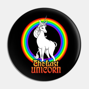 THE LAST UNICORN rainbow Pin