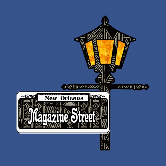 Magazine Street Lamp Post by artbyomega