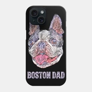 Boston Terrier Dad Father's Day Gift Phone Case