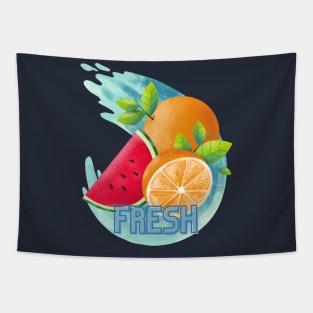 Fresh (Orange and Watermelon) Tapestry