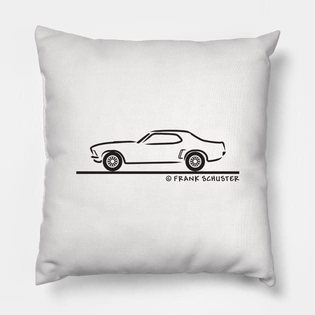 1969 Mustang Pillow by PauHanaDesign