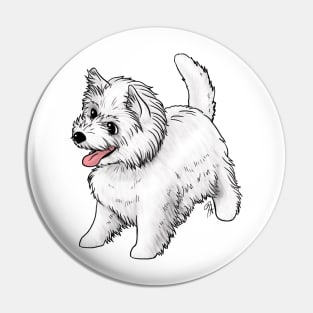 Dog - West Highland Terrier - Heidi Design Pin