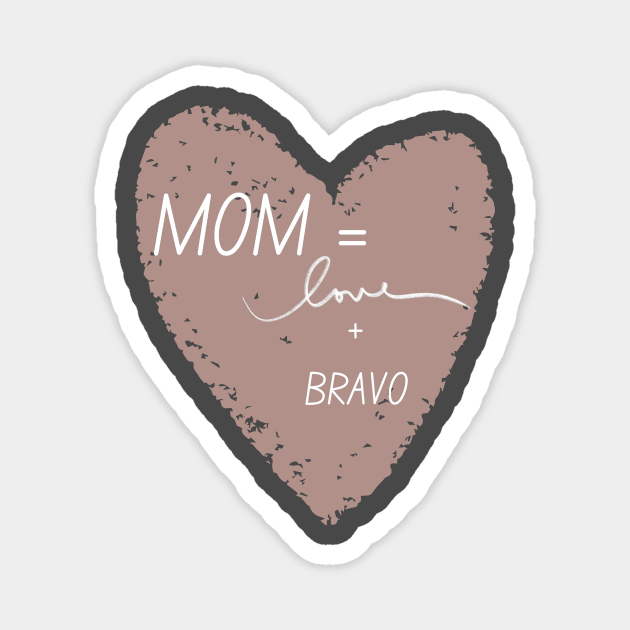 Moms = Love + Bravo Magnet by Mixing with Mani