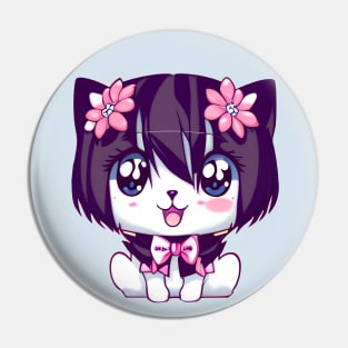 Cute kawaii kitten Pin