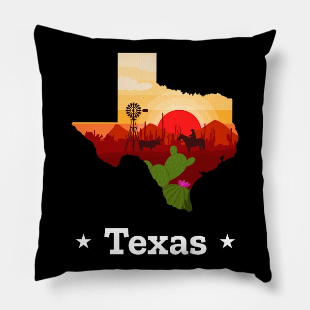 Texas Pillow by Mota