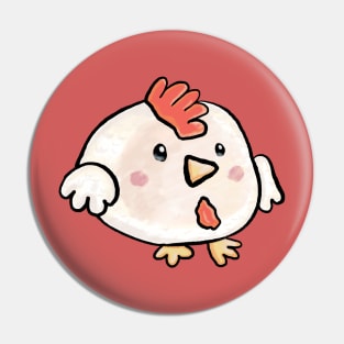 Chubby Chicken Pin