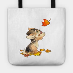 Fall Werewolf Puppy Tote