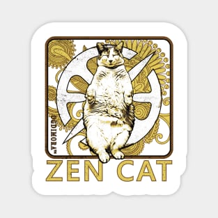 Zen Cat Magnet