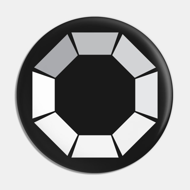 Black Mirror Loading Symbol Pin by cxtnd