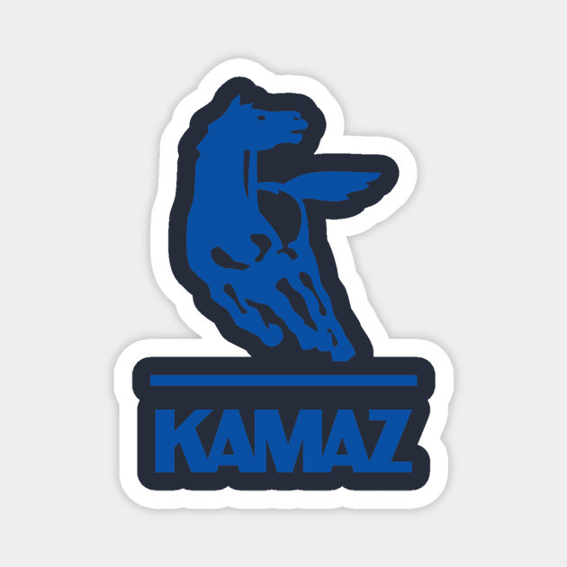 KAMAZ Magnet by MindsparkCreative