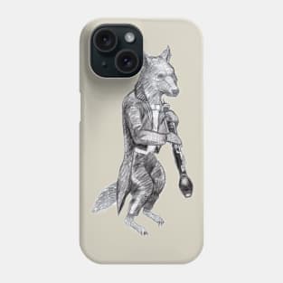 Carnival Animals - Fox playing Horn Phone Case