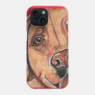 Smiling Labrador T-shirt Phone Case