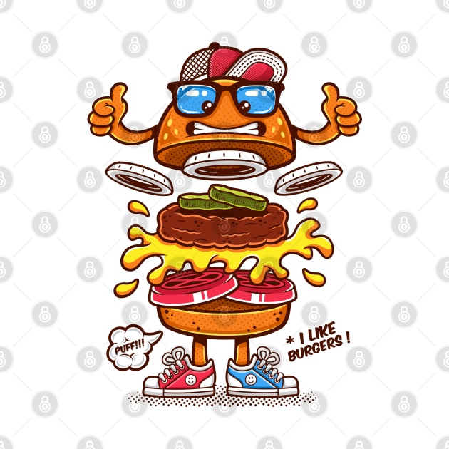 Cool Burger by Squinked