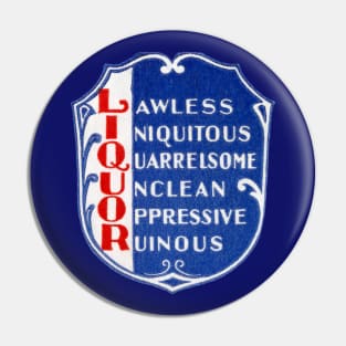 1930s Prohibition of Alcohol Pin