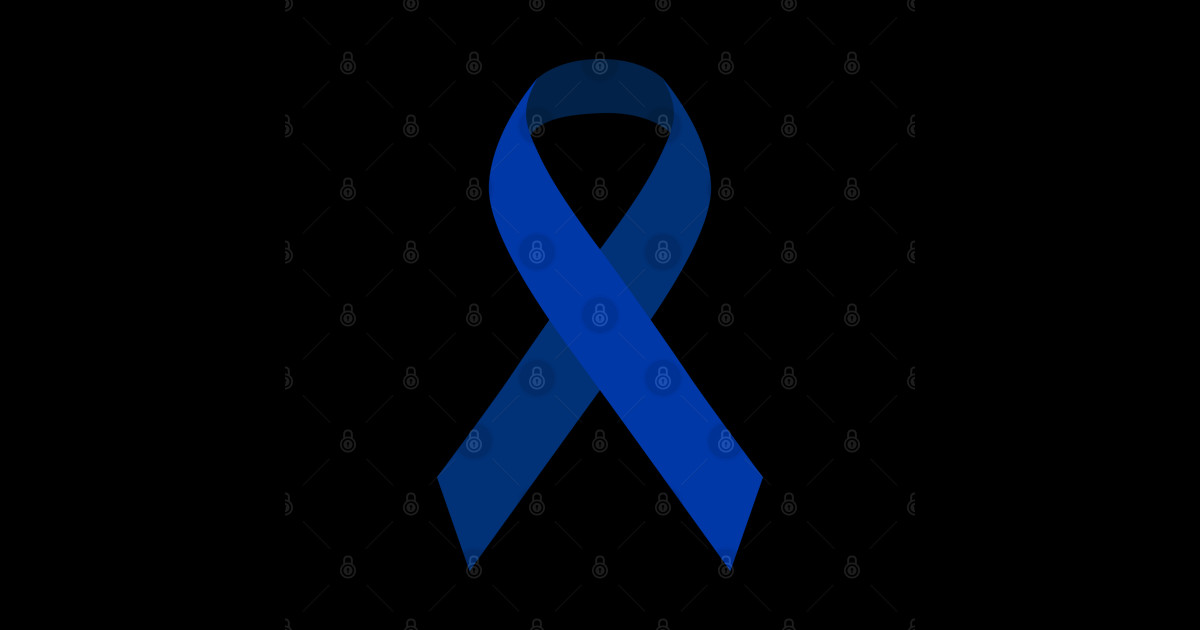 Blue Ribbon Day Blue Ribbon Awareness Sticker TeePublic