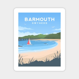 Barmouth Beach, Gwynedd, North Wales Magnet