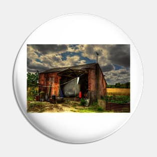 Rats Castle Farm Grain Barn Pin