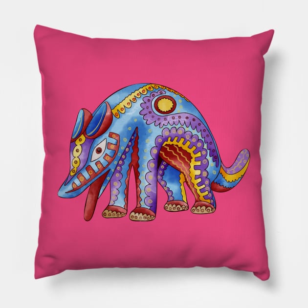 Traditional Toy. Ant-eater Pillow by CatCoconut-Art