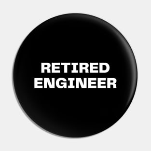 Retired engineer Pin
