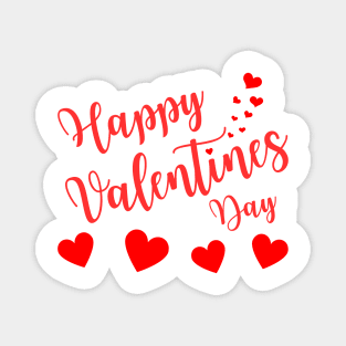 Happy Valentines day - love Magnet