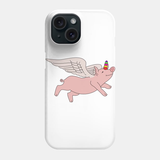 Magical Pig Phone Case by The Lemon Stationery & Gift Co