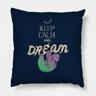 Keep calm tee Pillow