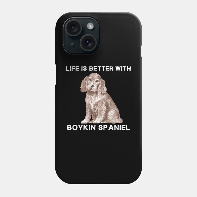 Cute Boykin Spaniel Dog Lover Phone Case by rock-052@hotmail.com