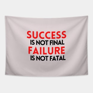 Success and failure, motivational quotes Tapestry