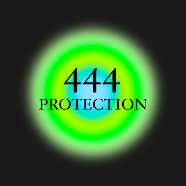 444 Angel Numbers Protection Glowing Aura by Scarlett Blue