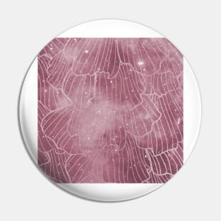 Galaxy rose - deep mauve Pin