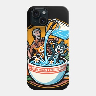 Galactic Brew Adventure Chibi Design - Whimsical Sci-Fi Fantasy Style Phone Case