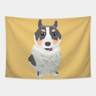 furry dog mate Tapestry