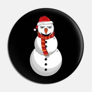 Funny Snowman Pin