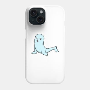 Kawaii grey seal Phone Case