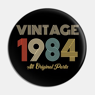 Vintage 1984 All original Parts Pin