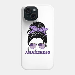 In May We Wear Purple Retro Lupus Awareness Month Phone Case