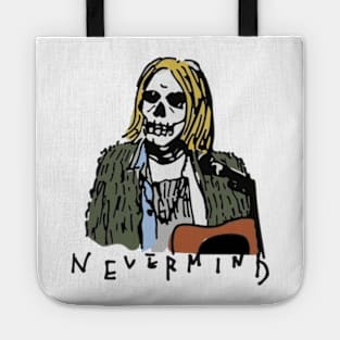 NEVERMIND NIRVANA MEME KURT COBAIN Tote