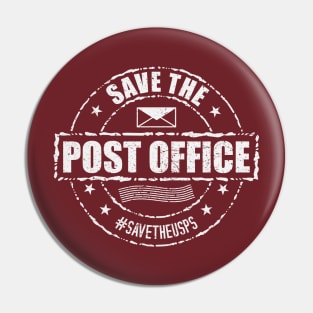 Vintage Save The Post Office Pin