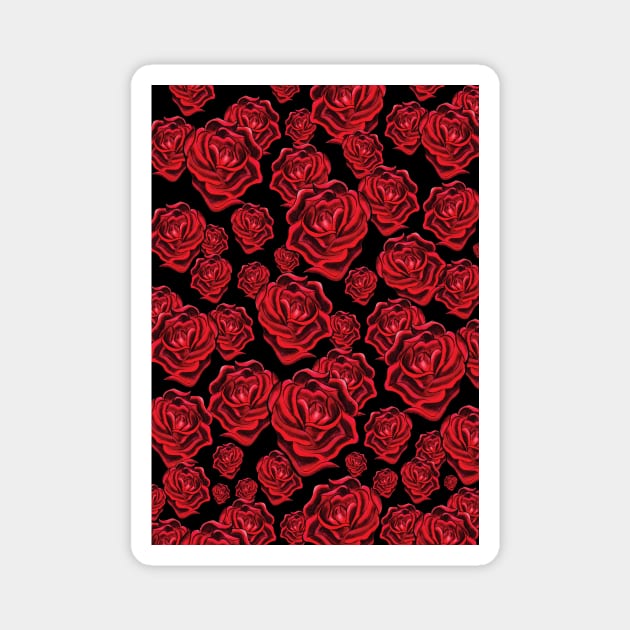 Roses Magnet by helintonandruw