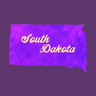 The State of South Dakota - Watercolor T-Shirt