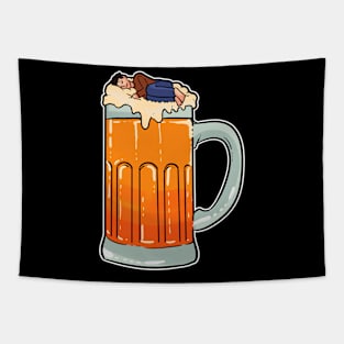 Mans Love - For Beer Lovers Tapestry