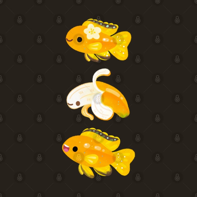 Banana cichlid(Electric yellow cichlid) by pikaole