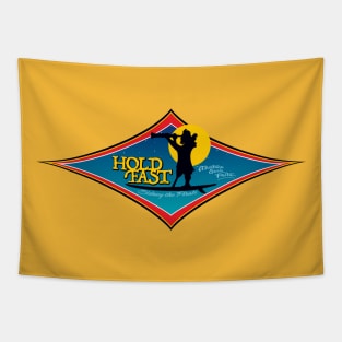 Back Logo  - Sidney The Pirate - Mustard Seed Faith Tapestry