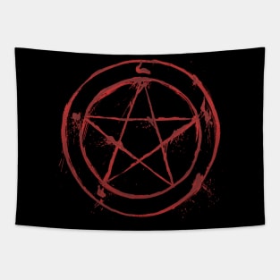 Pentacle Blood Tapestry