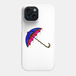 Blue & Pink Umbrella Phone Case