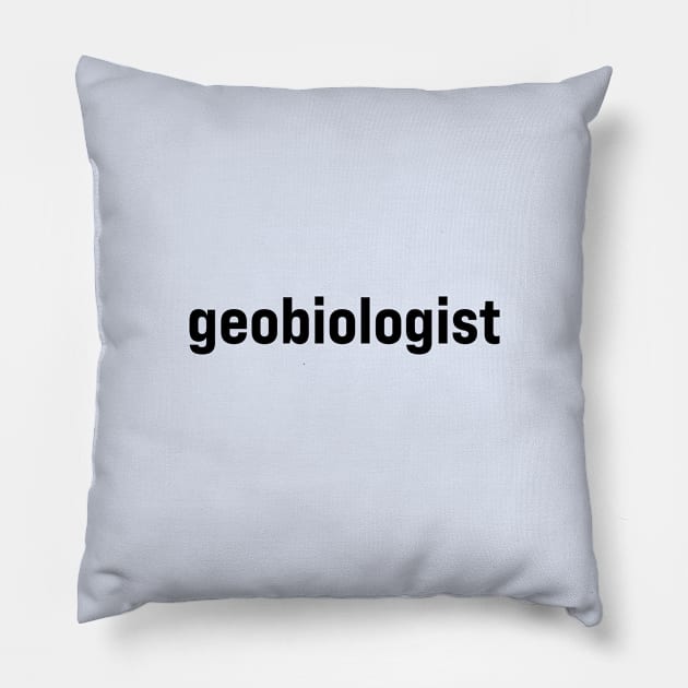 Geobiologist Pillow by ElizAlahverdianDesigns