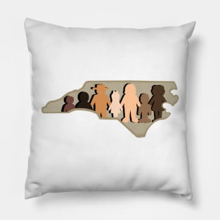 Racial Unity - NC Outline Pillow