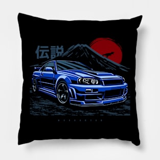 Blue legend Pillow