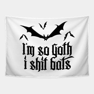 I'm so Goth I shit Bats No.2.2 (black) Tapestry